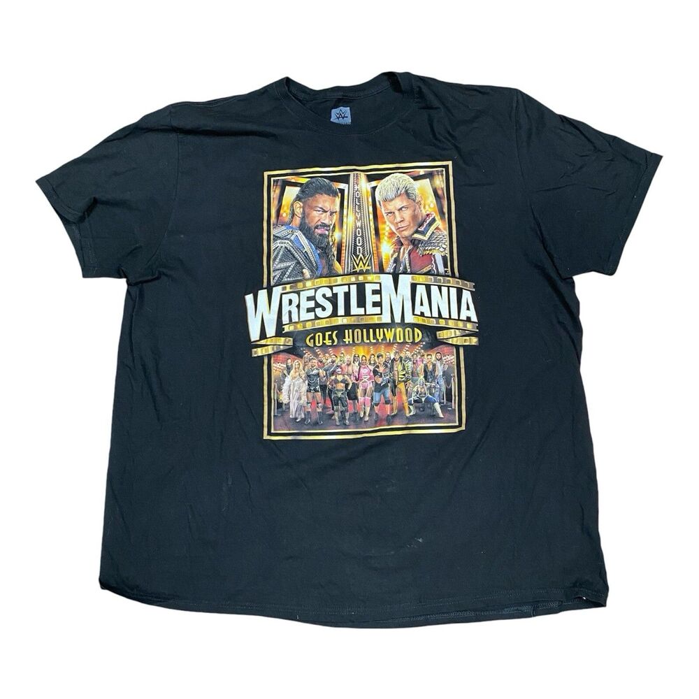 Wrestlemania Goes Hollywood Shirt 2023 Men 2XL I WAS THERE Los Angeles Snoop Dog
